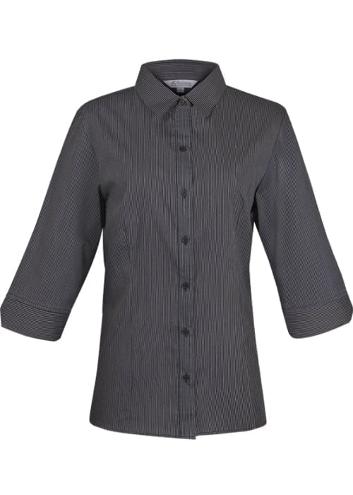 Henley Ladies 3/4 Sleeve Shirt