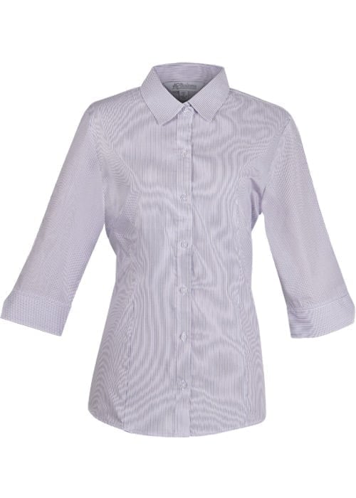 Henley Ladies 3/4 Sleeve Shirt