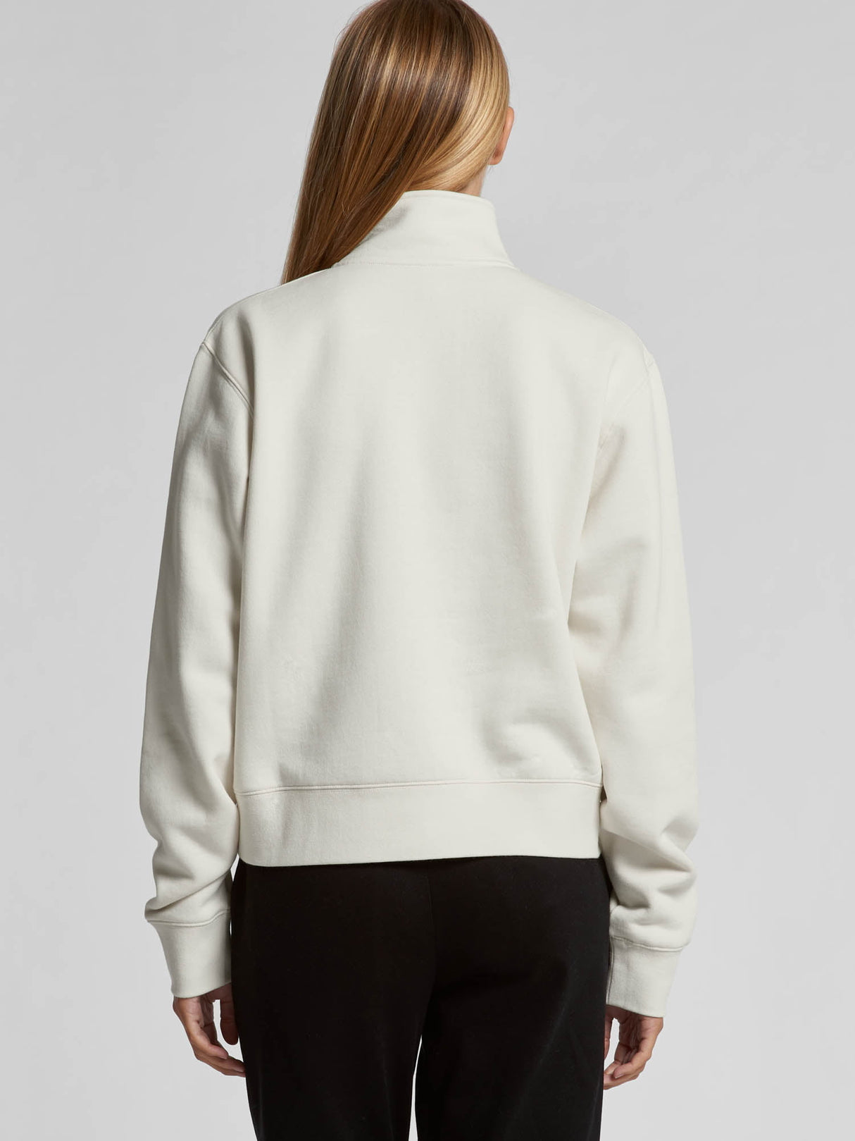 Womens Stencil Half Zip