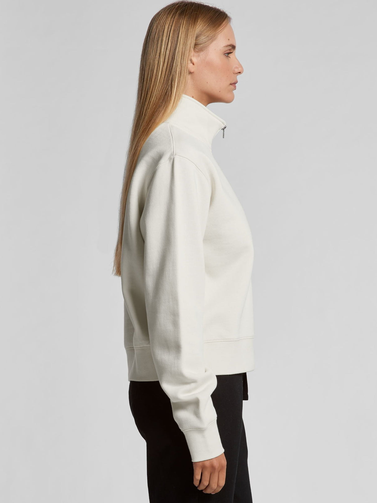 Womens Stencil Half Zip