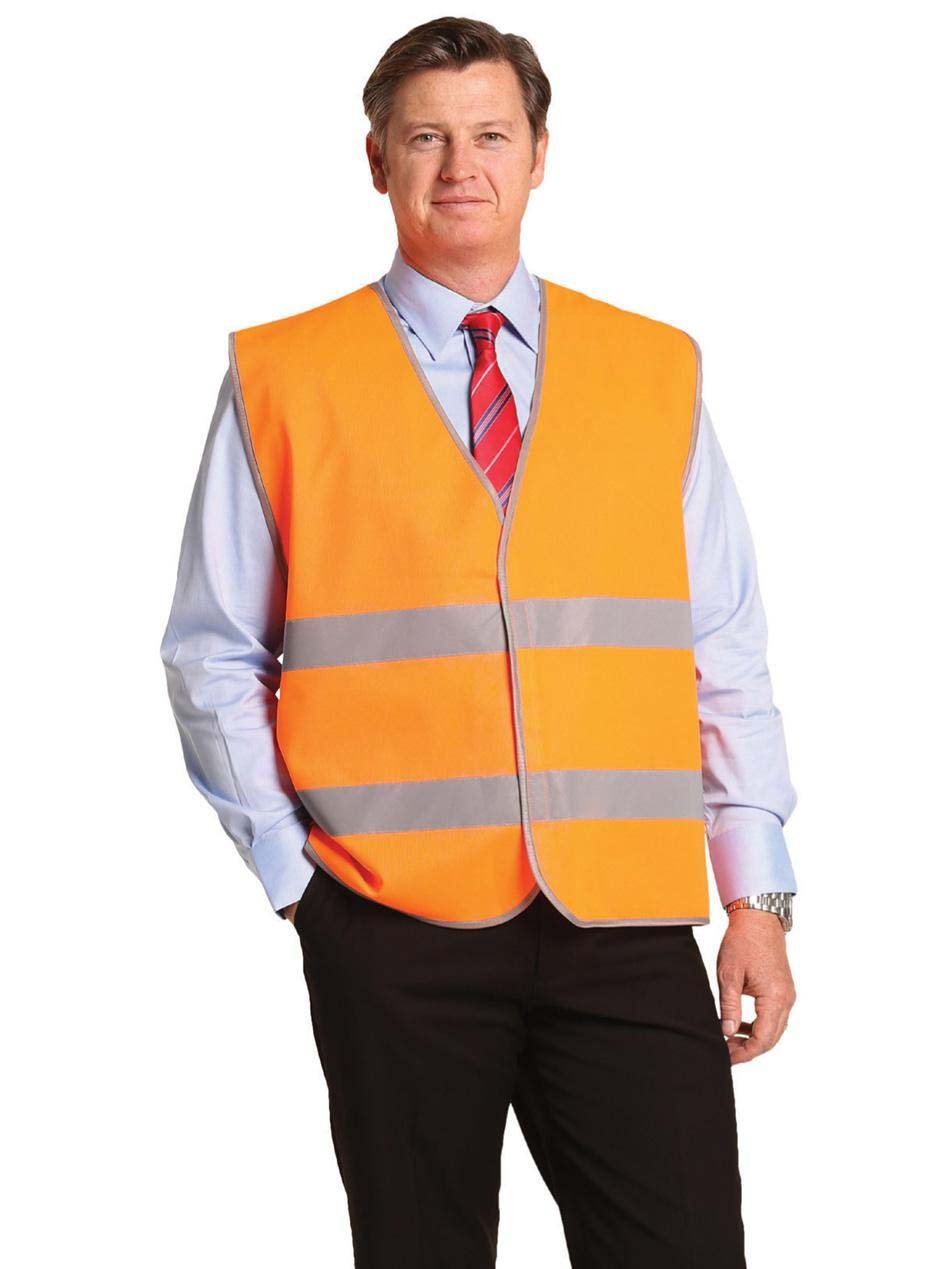 Unisex Hi-Vis Safety Vest With Reflective Taping