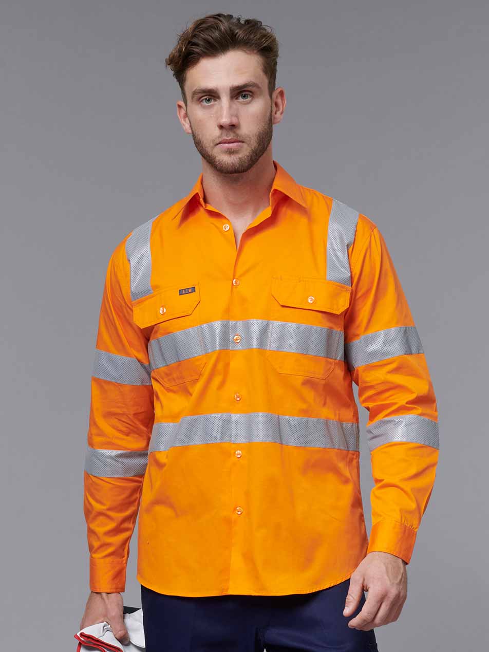 Unisex Hi-Vis VIC Rail Lightweight Shirt
