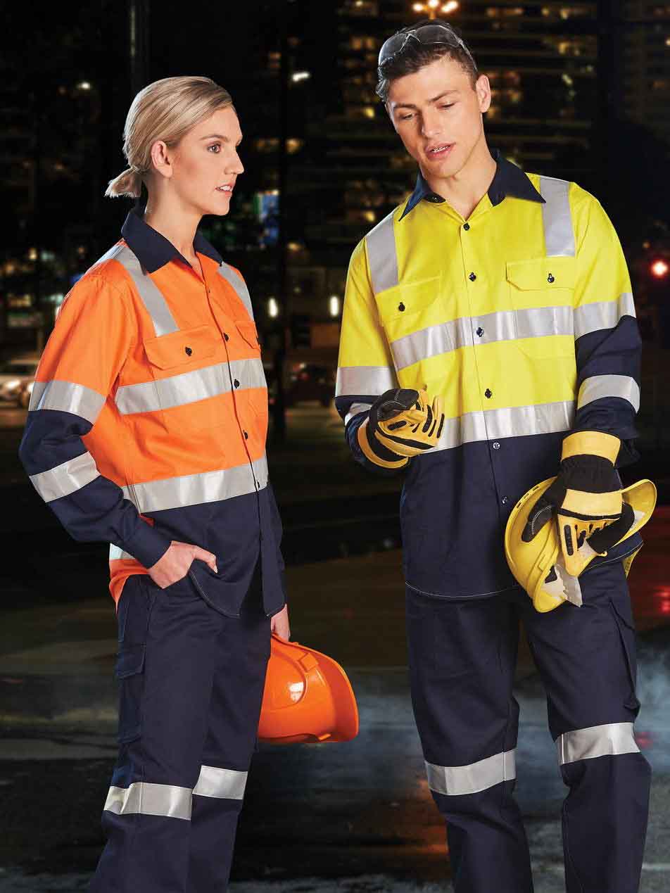 Unisex Hi-Vis Biomotion Lightweight Shirt With X Back Taping