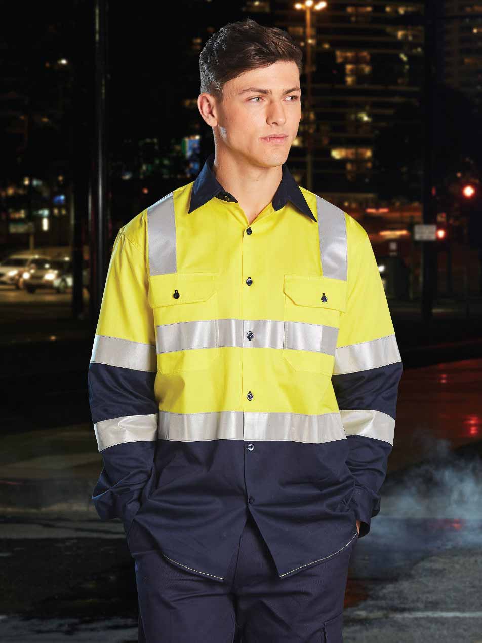 Unisex Hi-Vis Biomotion Lightweight Shirt With X Back Taping