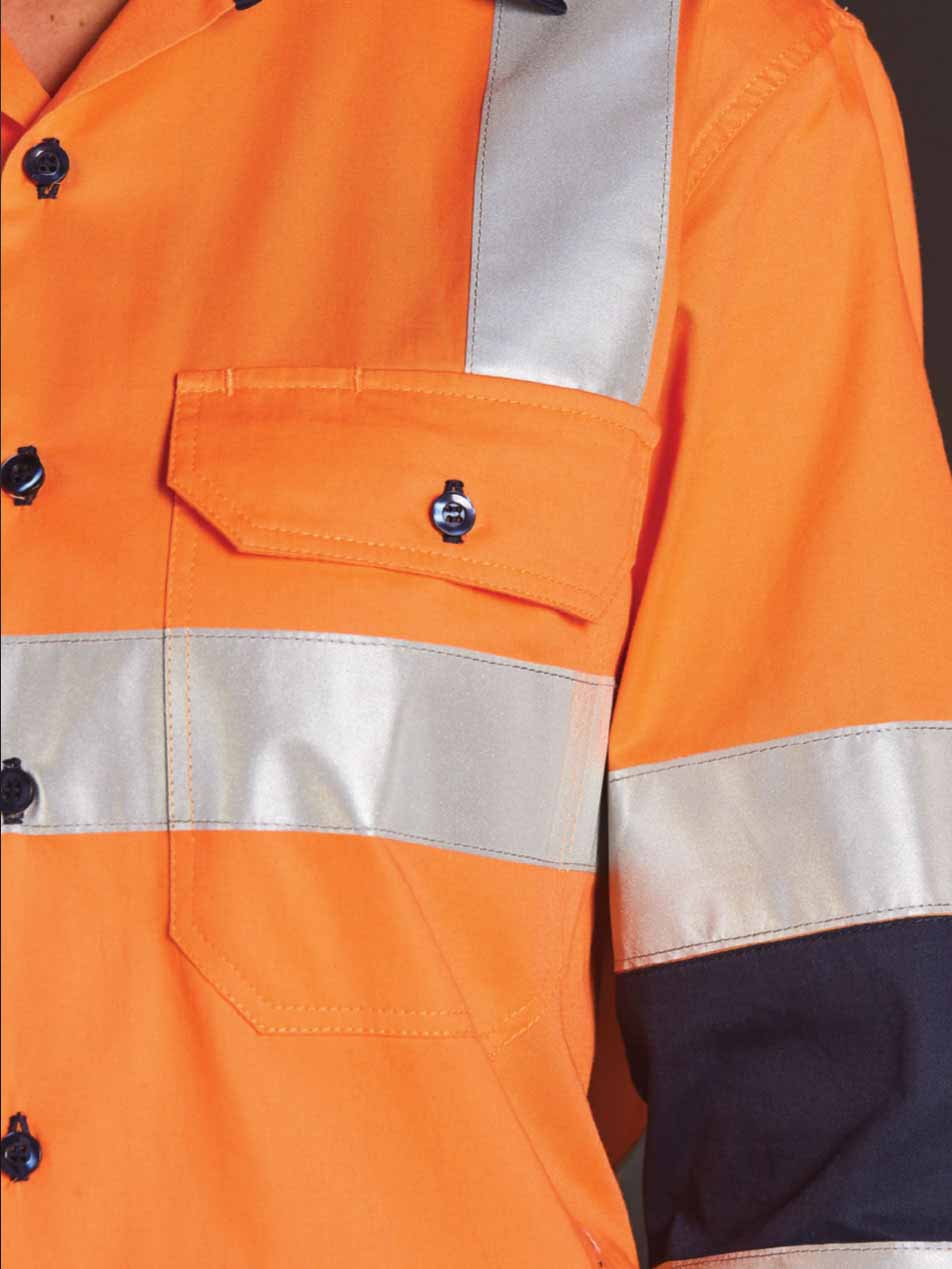 Unisex Hi-Vis Biomotion Lightweight Shirt With X Back Taping