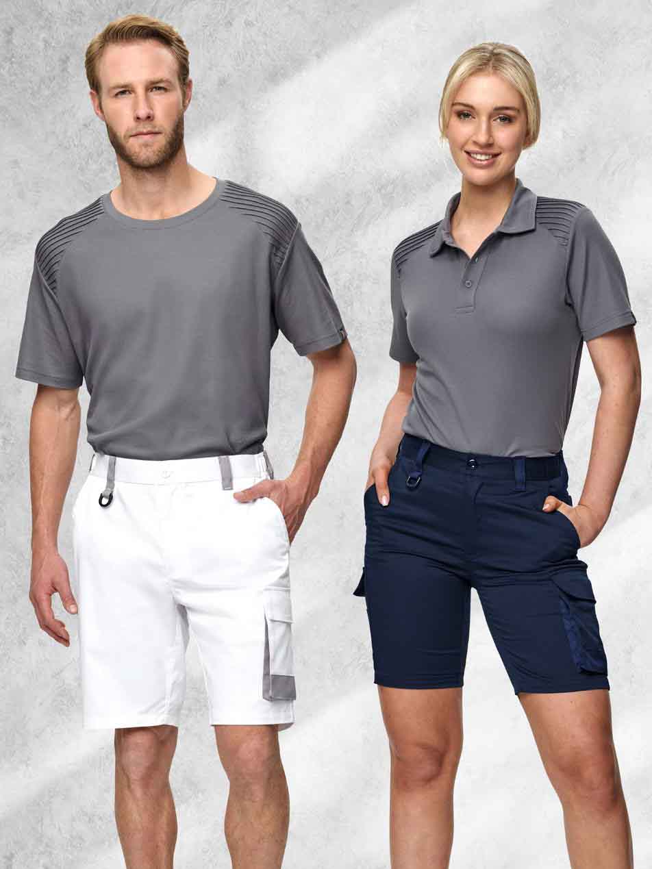 Unisex Utility Stretch Cargo Work Shorts