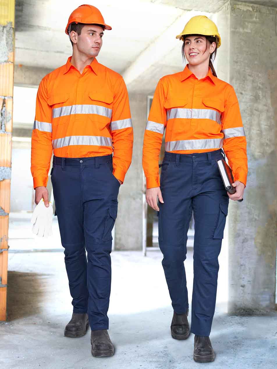 Unisex Ripstop Cotton Stretch Work Pants