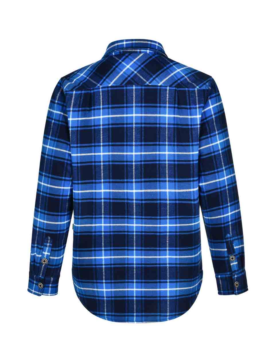 Unisex Quilted Flannel Shirt Style Jacket