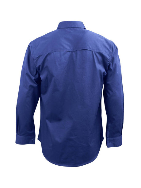 Unisex Cool Breeze Closed Front Long Sleeve Work Shirt