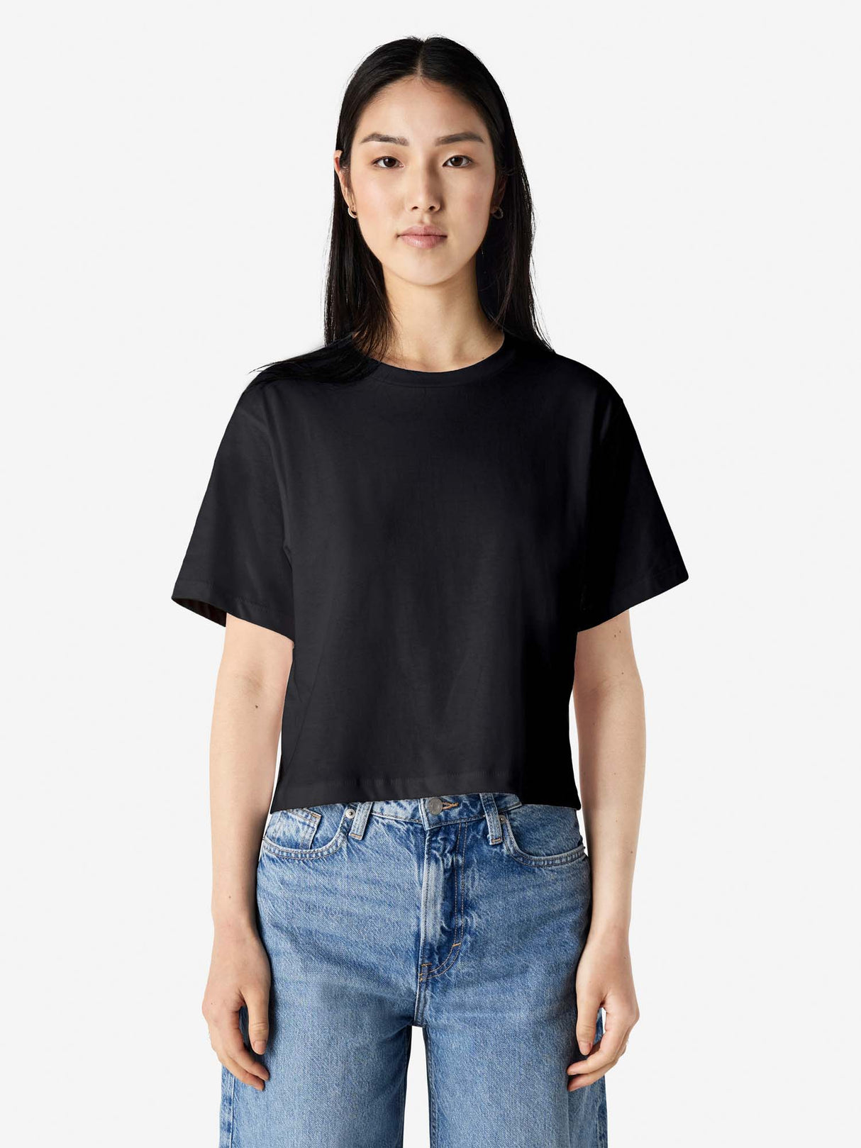 Womens Fine Jersey Boxy T-shirt