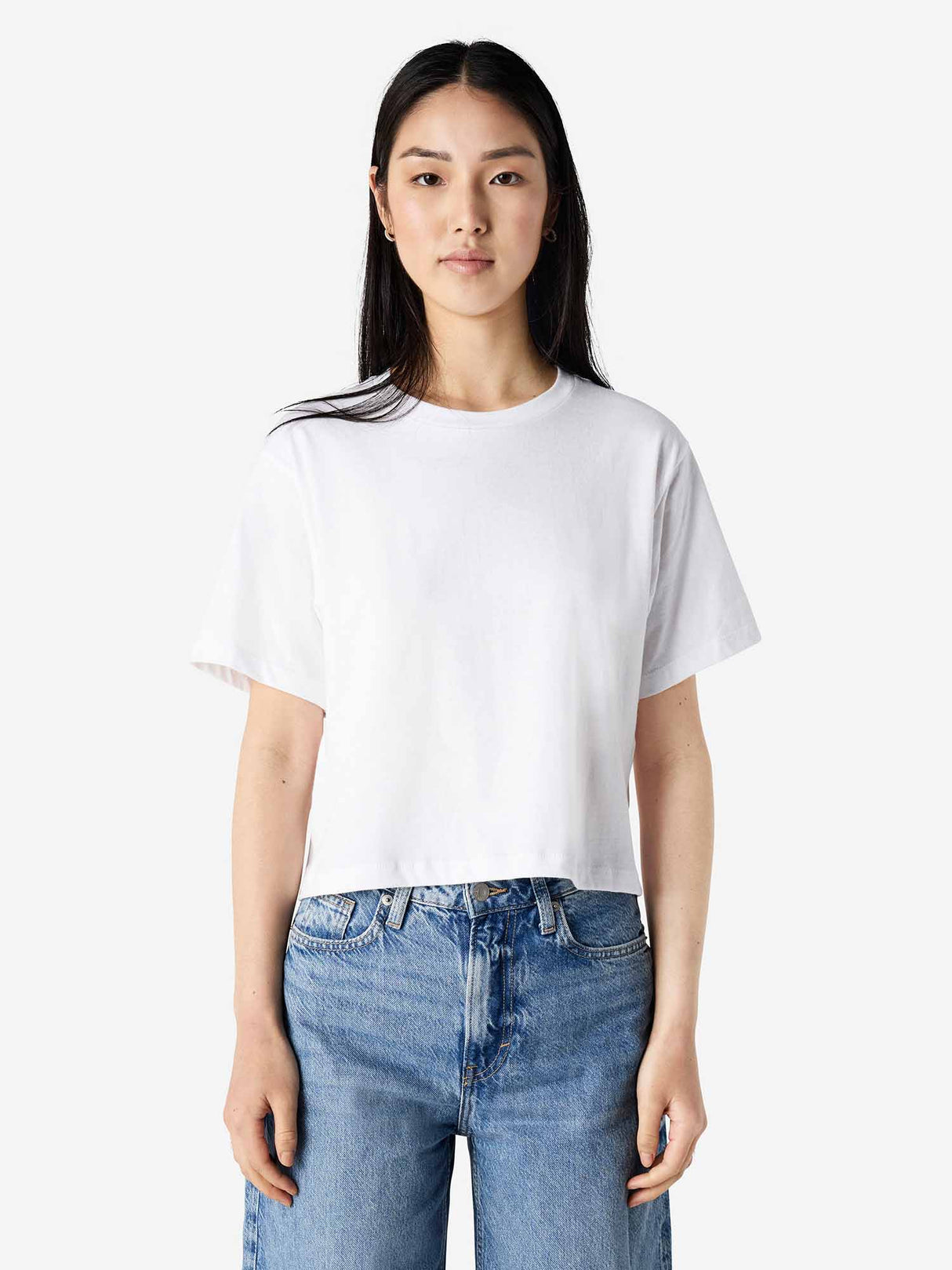 Womens Fine Jersey Boxy T-shirt