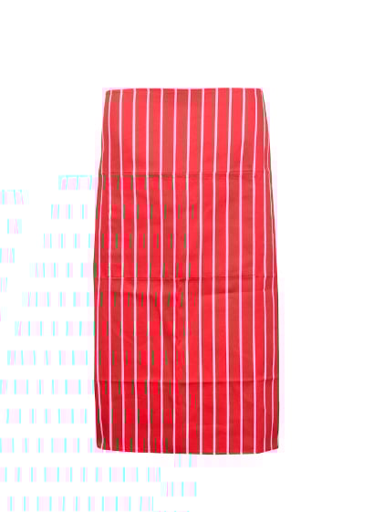 Long Waist Striped Apron