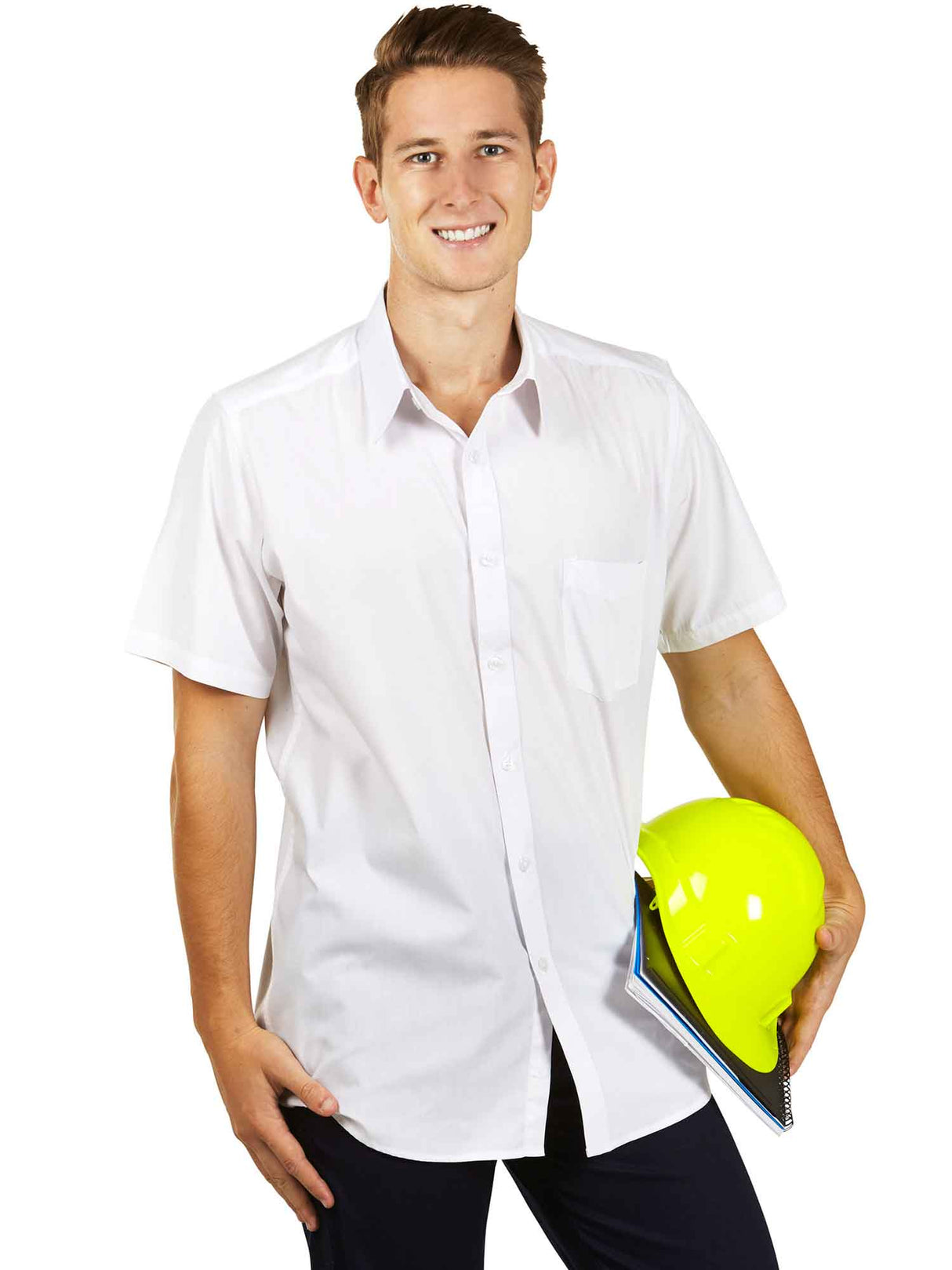 Mens Poplin Business Shirt