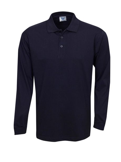 Premium Pre-Shrunk Cotton Long Sleeve Polo