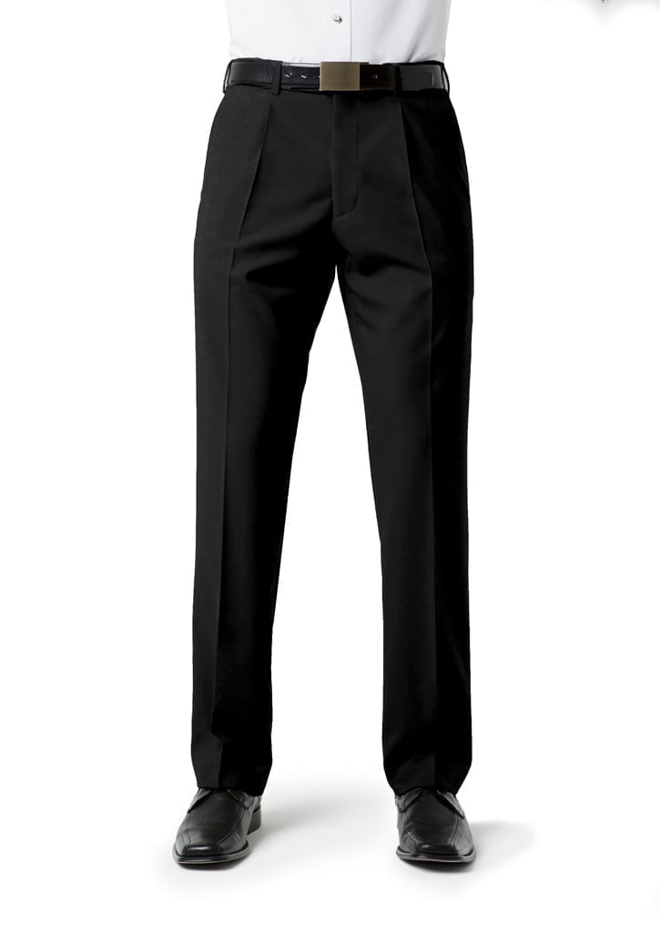 Mens Classic Pleat Front Pants