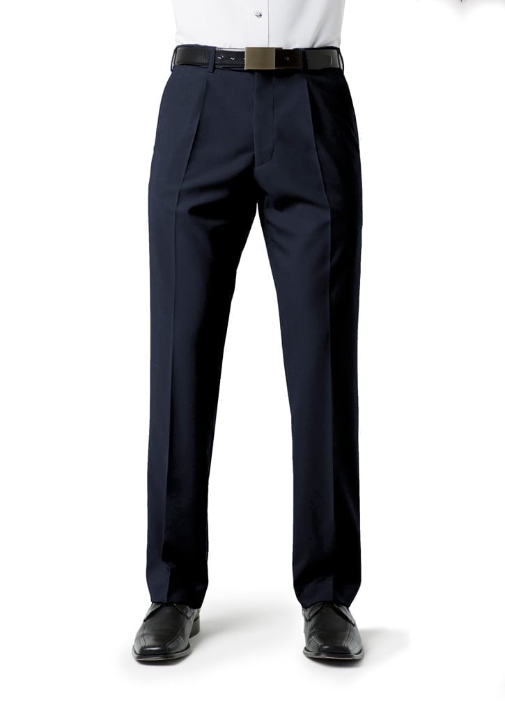 Mens Classic Pleat Front Pants
