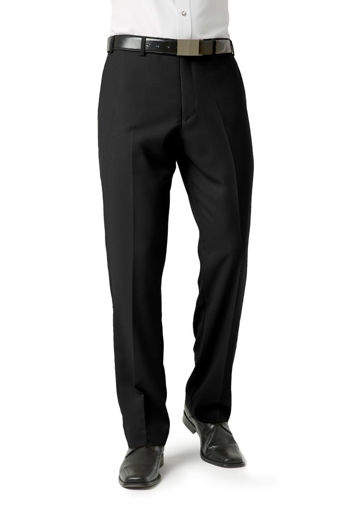 Mens Classic Flat Front Pants