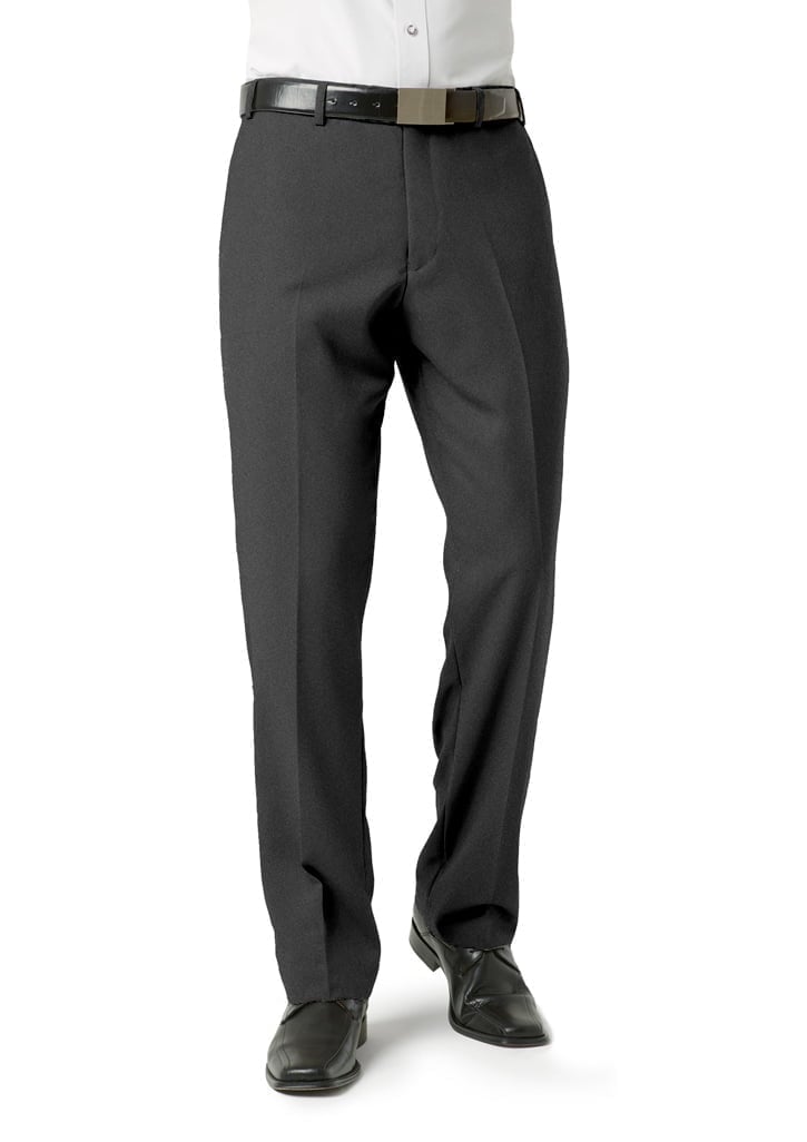 Mens Classic Flat Front Pants