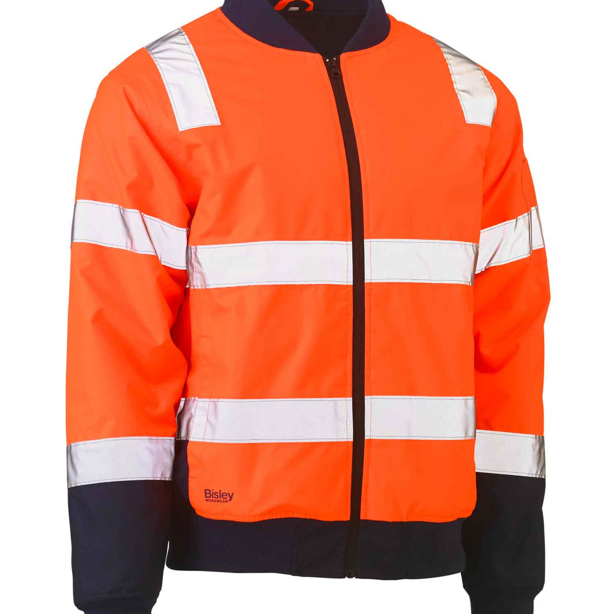 Bisley Two Tone Hi Vis Bomber Jacket BJ6730