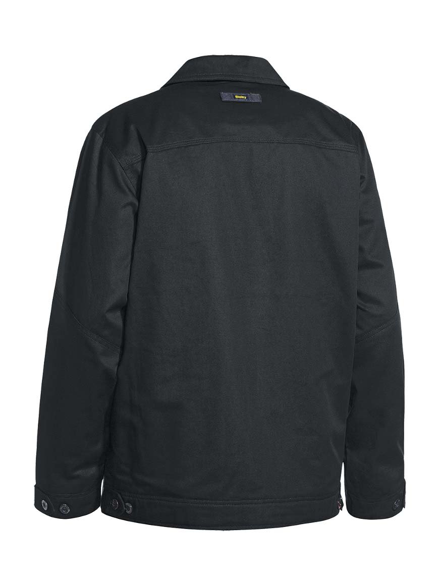 Mens Drill Jacket With Liquid Repellent Finish