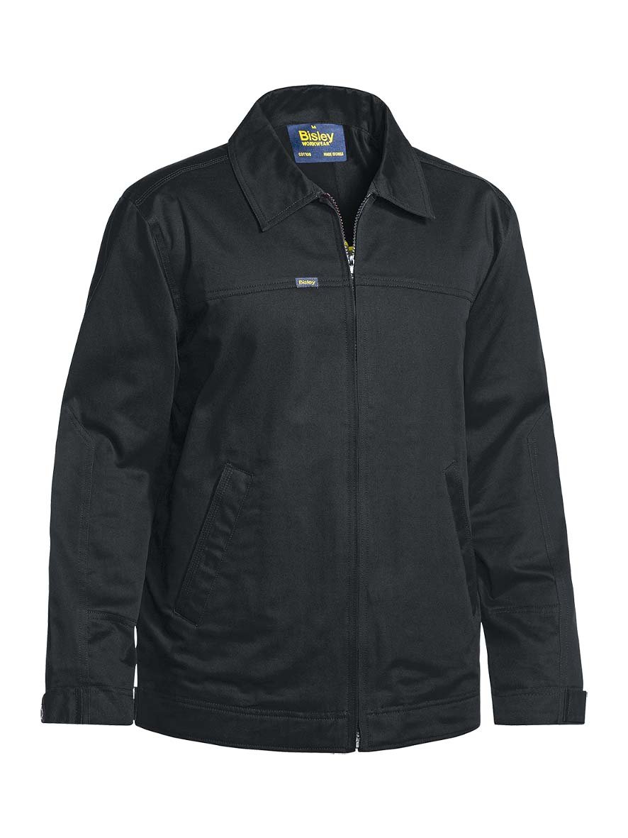 Mens Drill Jacket With Liquid Repellent Finish