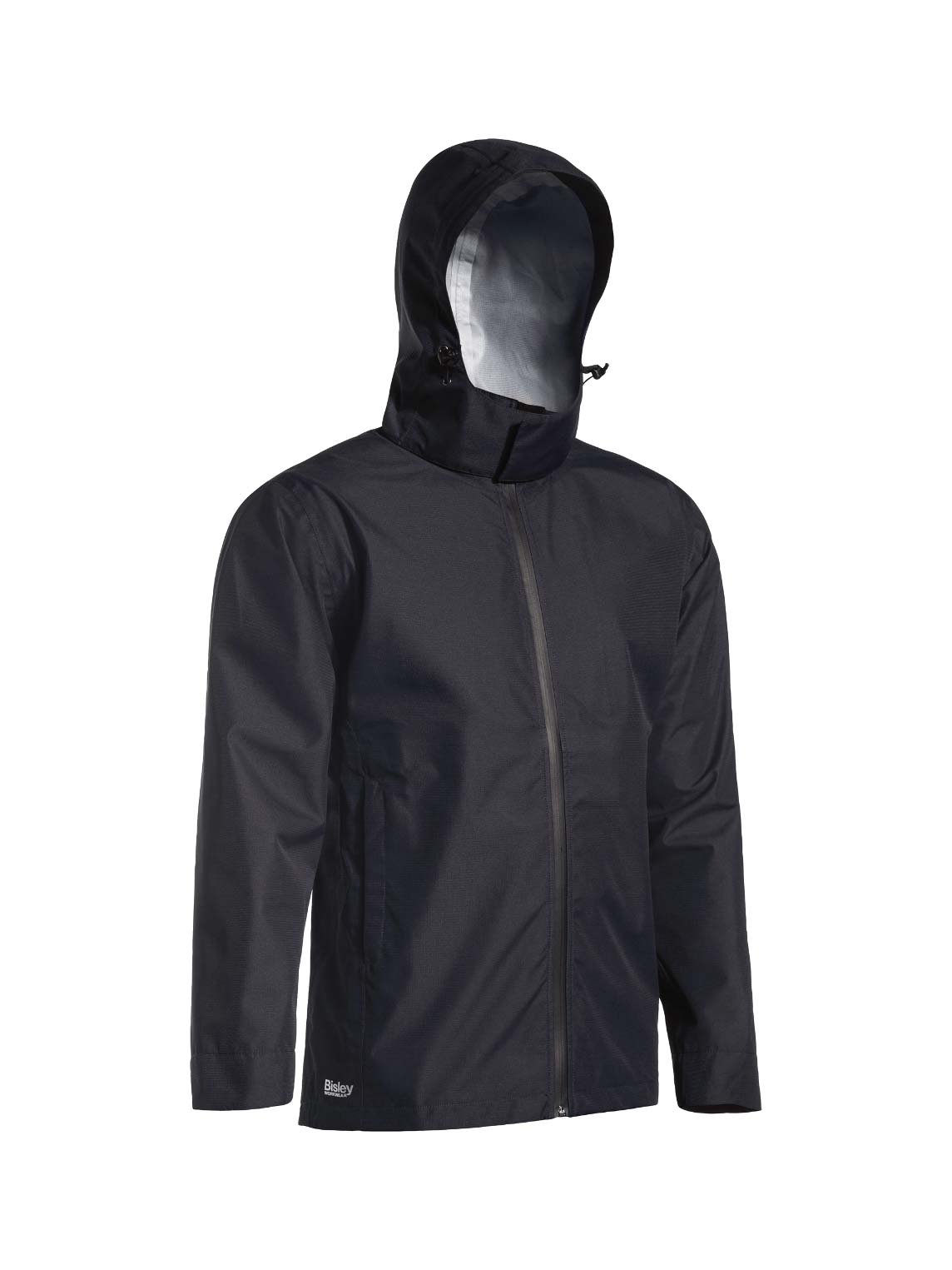Mens Lightweight Mini Ripstop Rain Jacket With Concealed Hood