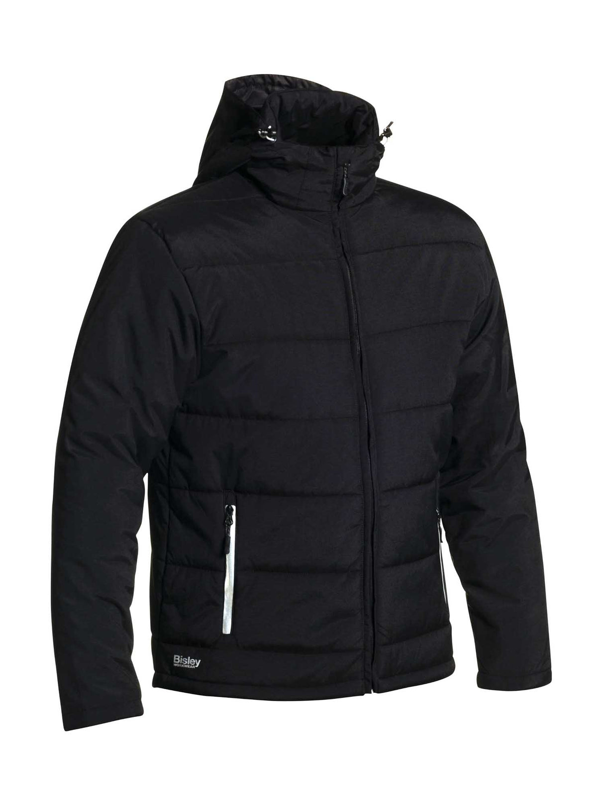 Mens Puffer Jacket With Adjustable Hood