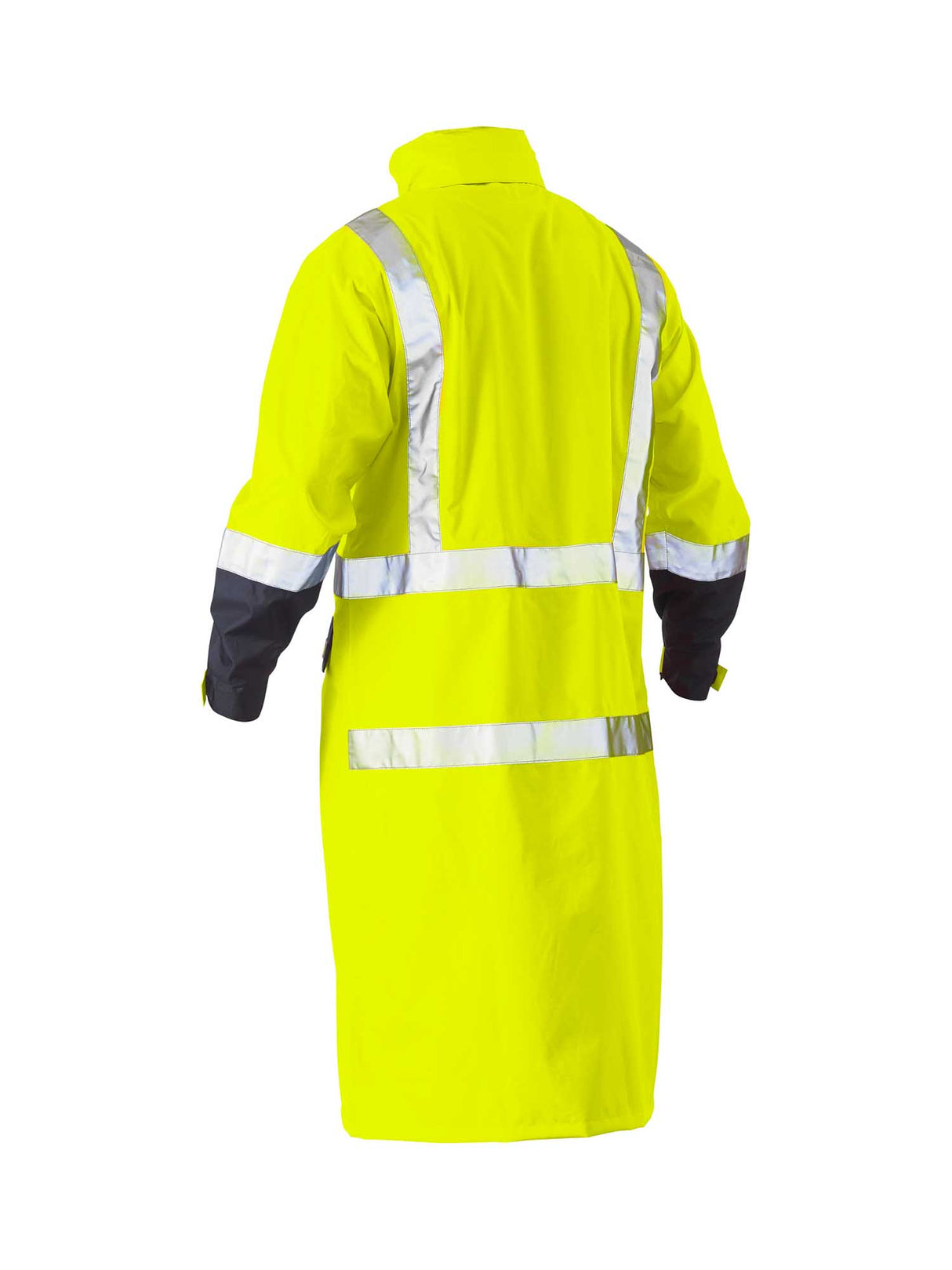 Unisex Taped Hi Vis Long Rain Coat