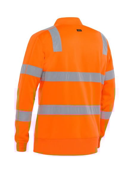 Mens Taped Hi Vis 1/4 Zip Pullover