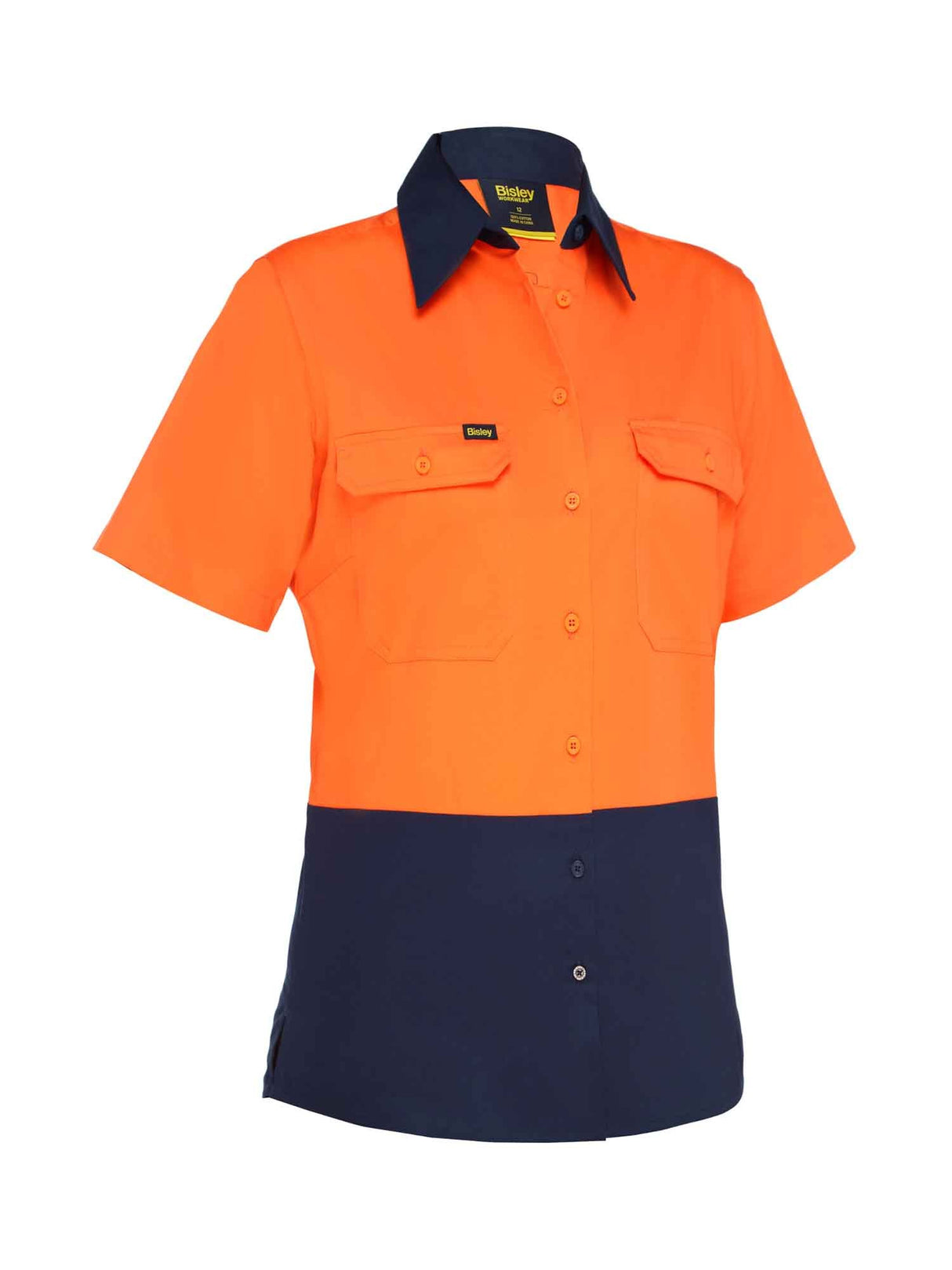 Ladies Hi Vis Cool Lightweight Drill Shirt