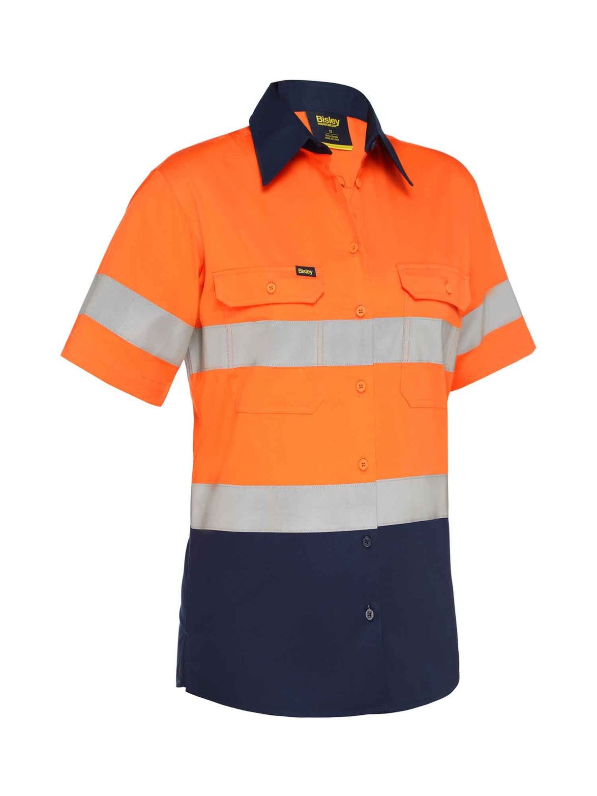 Ladies Taped Hi Vis Cool Lightweight Shirt