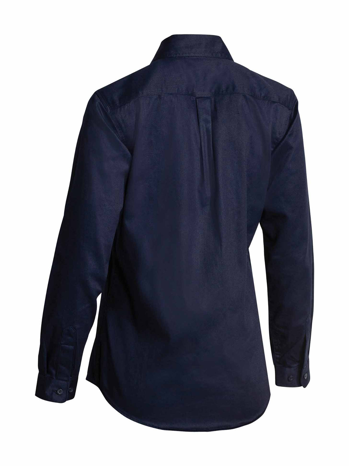 Ladies Long Sleeve Hi Vis Drill Shirt