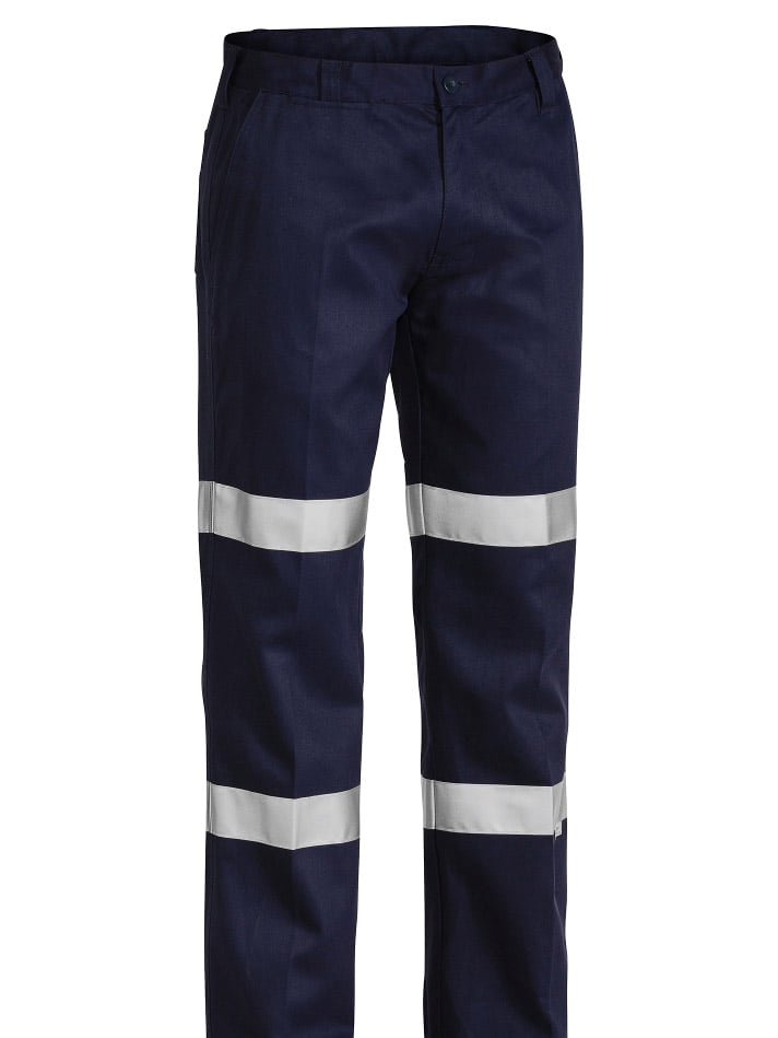 Mens Taped Biomotion Cotton Drill Work Pants