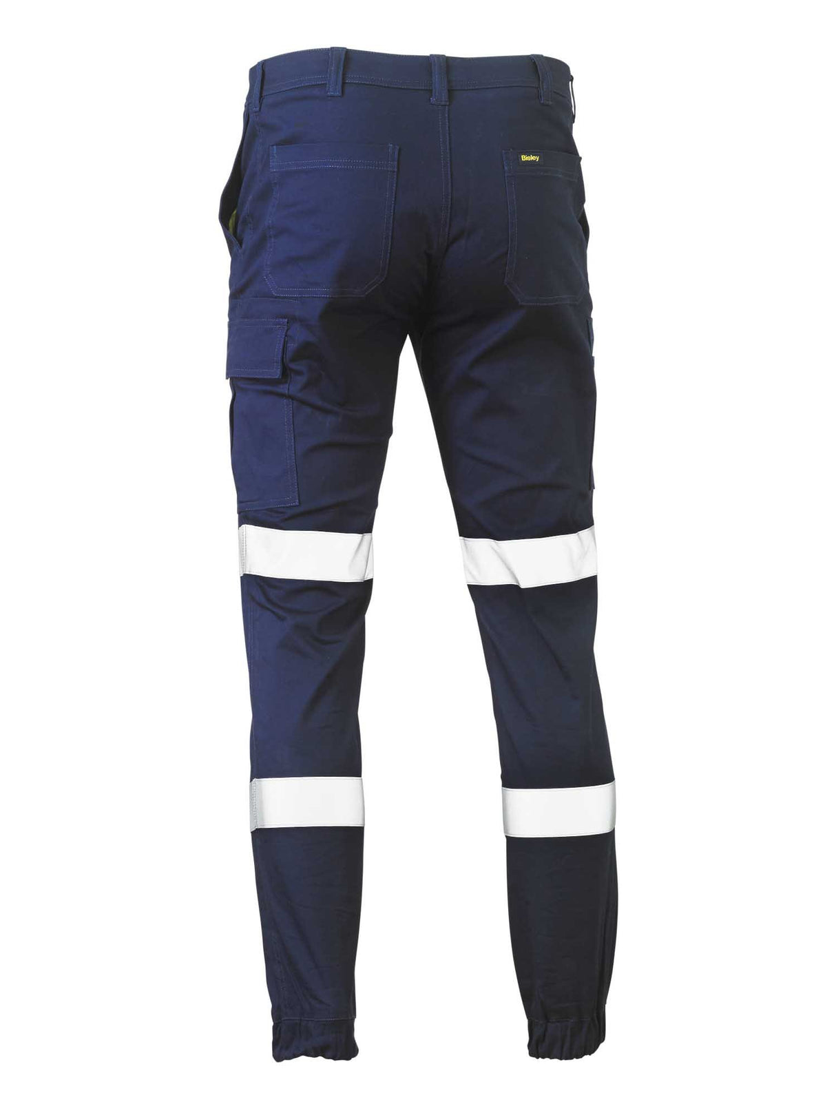 Mens Taped Biomotion Stretch Cotton Drill Cargo Cuffed Pants