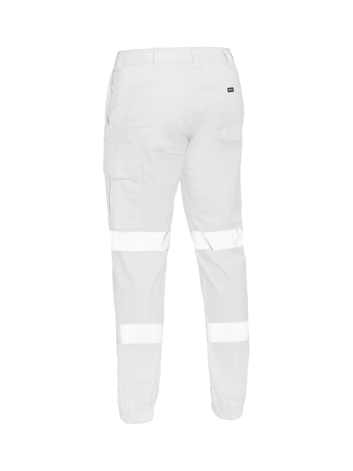 Mens Taped Biomotion Stretch Cotton Drill Cargo Cuffed Pants