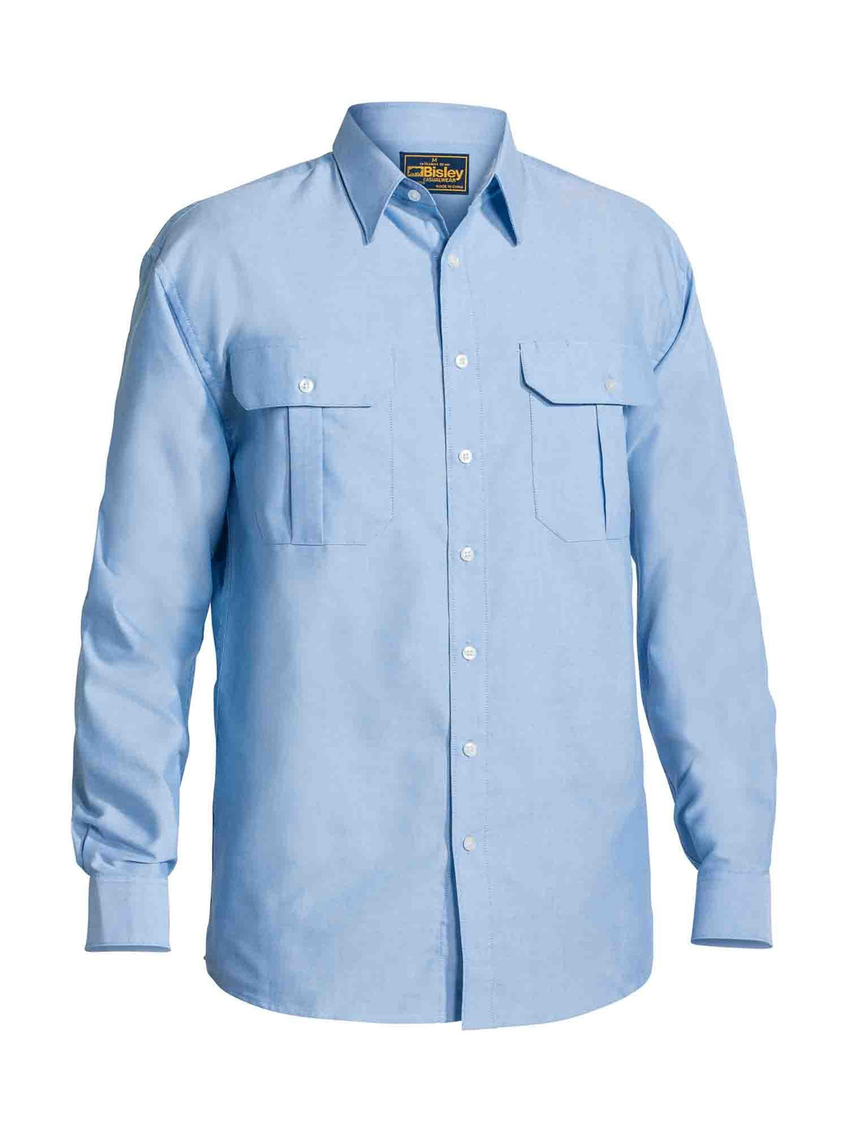 Mens Long Sleeve Oxford Shirt