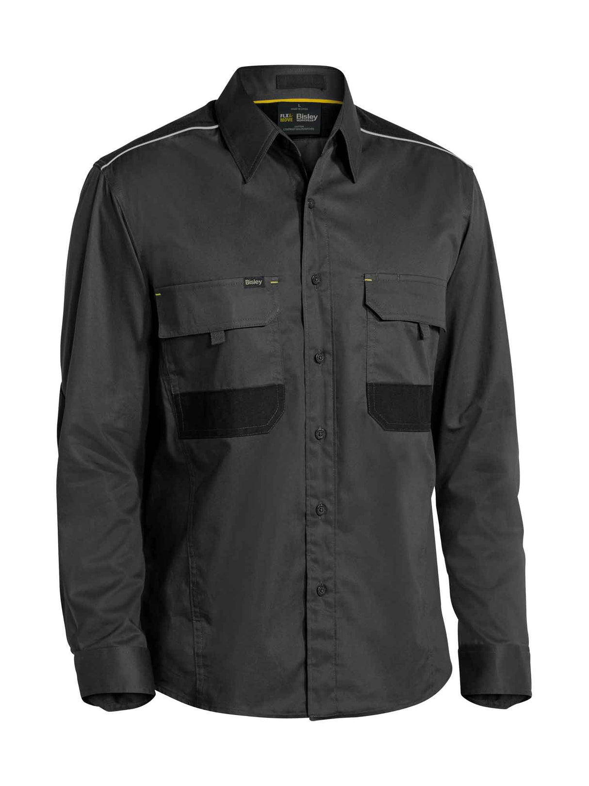 Mens Long Sleeve Flx & Move Mechanical Stretch Shirt