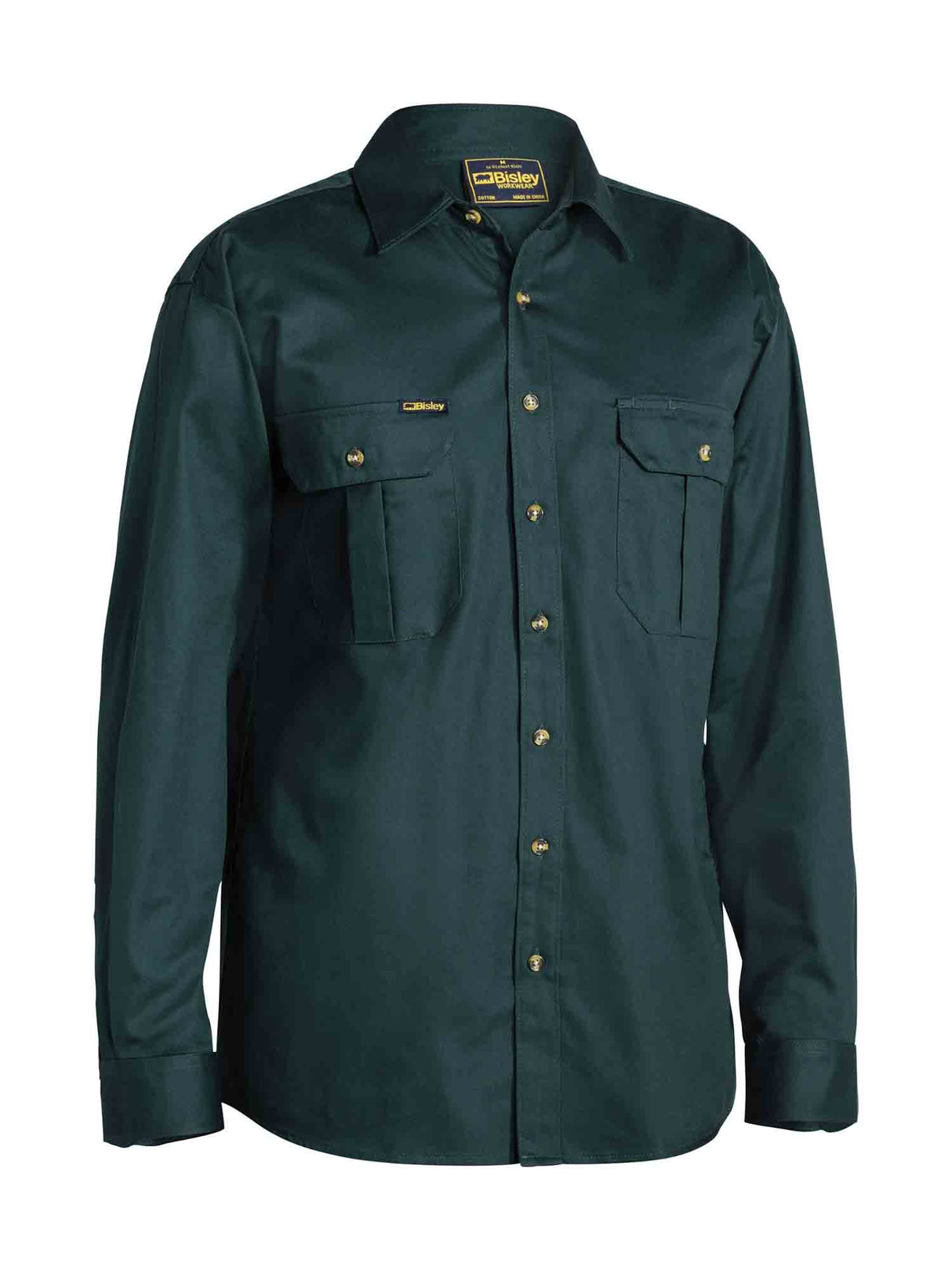 Mens Original Long Sleeve Cotton Drill Shirt