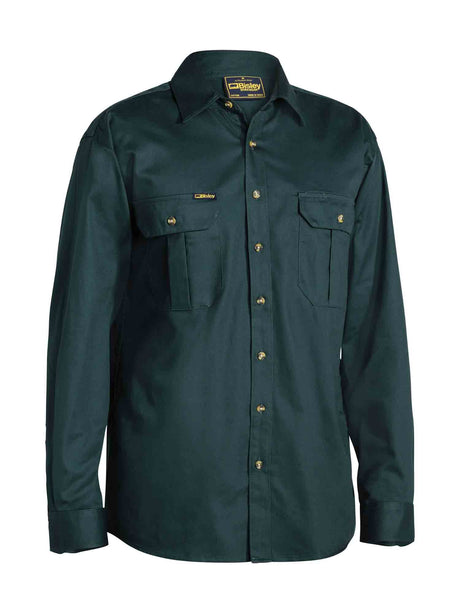 Mens Original Long Sleeve Cotton Drill Shirt