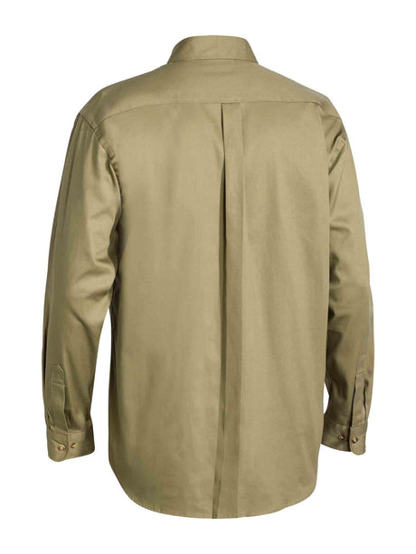 Mens Original Long Sleeve Cotton Drill Shirt