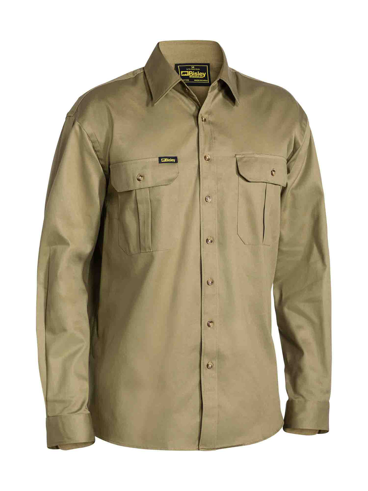 Mens Original Long Sleeve Cotton Drill Shirt