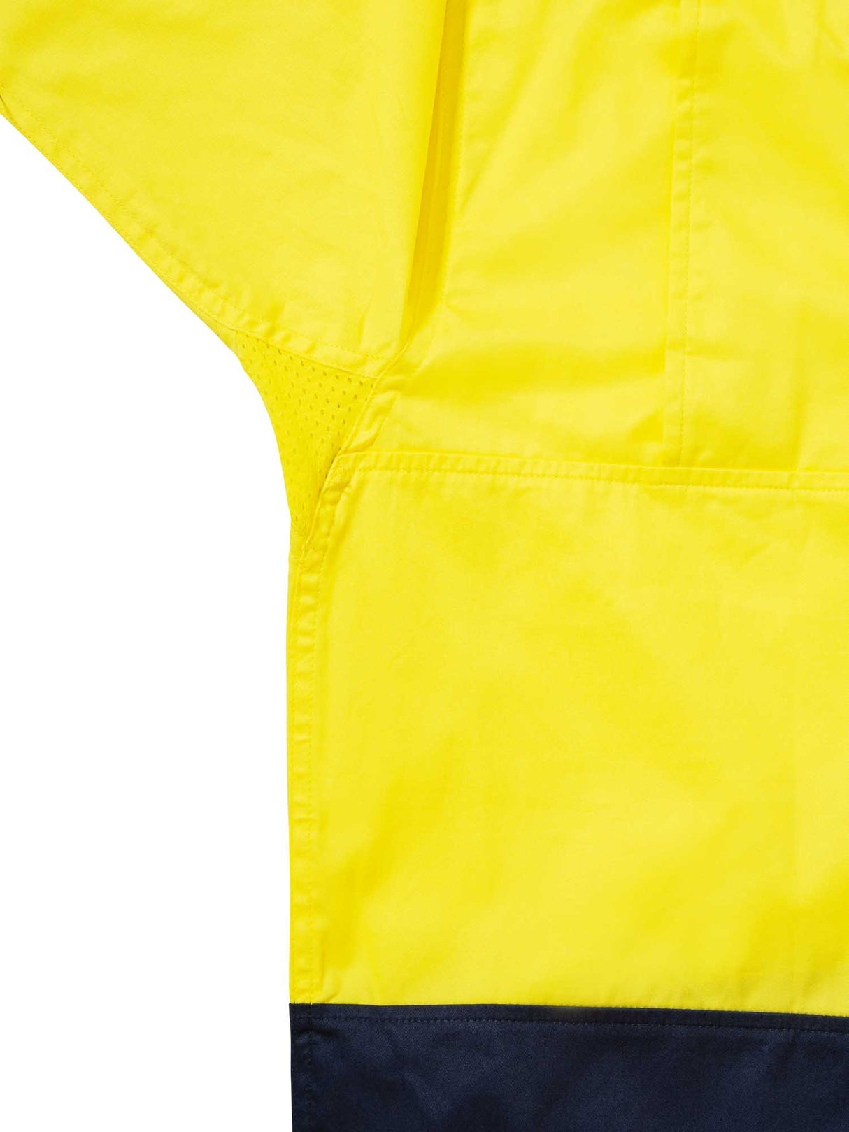 Mens Long Sleeve Hi Vis Cool Lightweight Drill Contrast Shirt