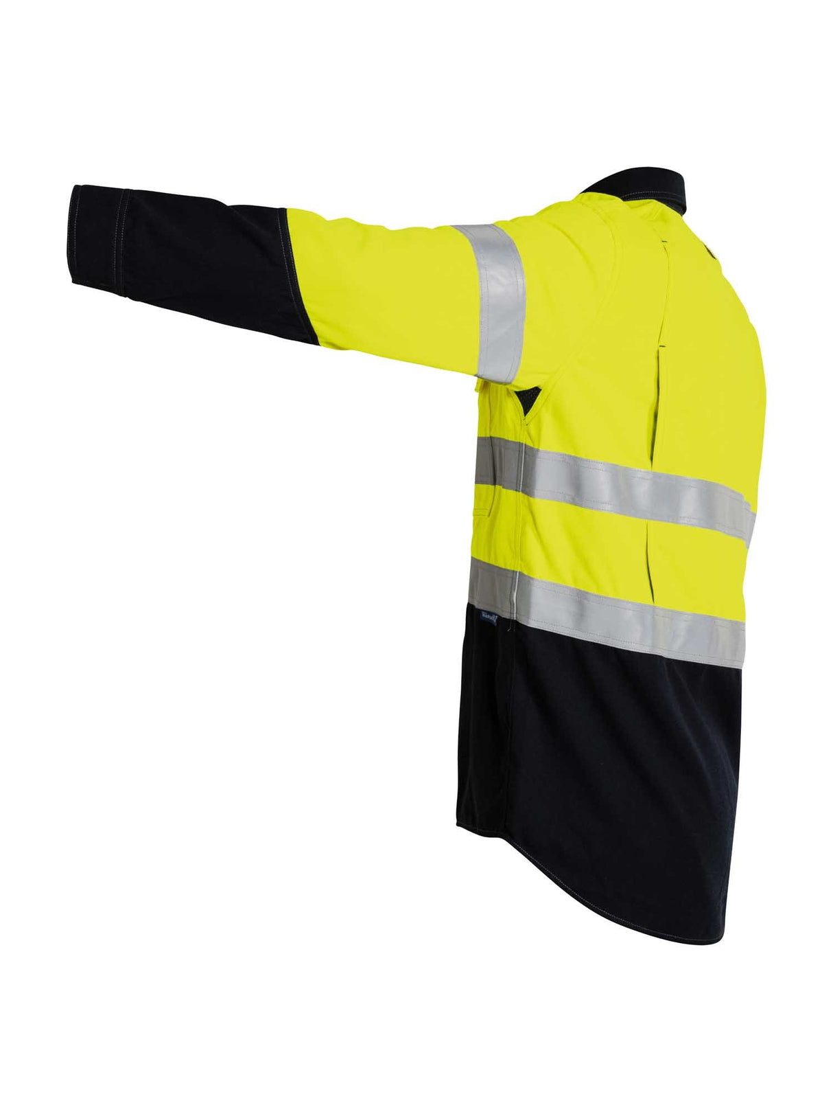 Mens Long Sleeve Tencate Tecasfe Plus 700 Taped Hi Vis FR Vented Contrast Shirt
