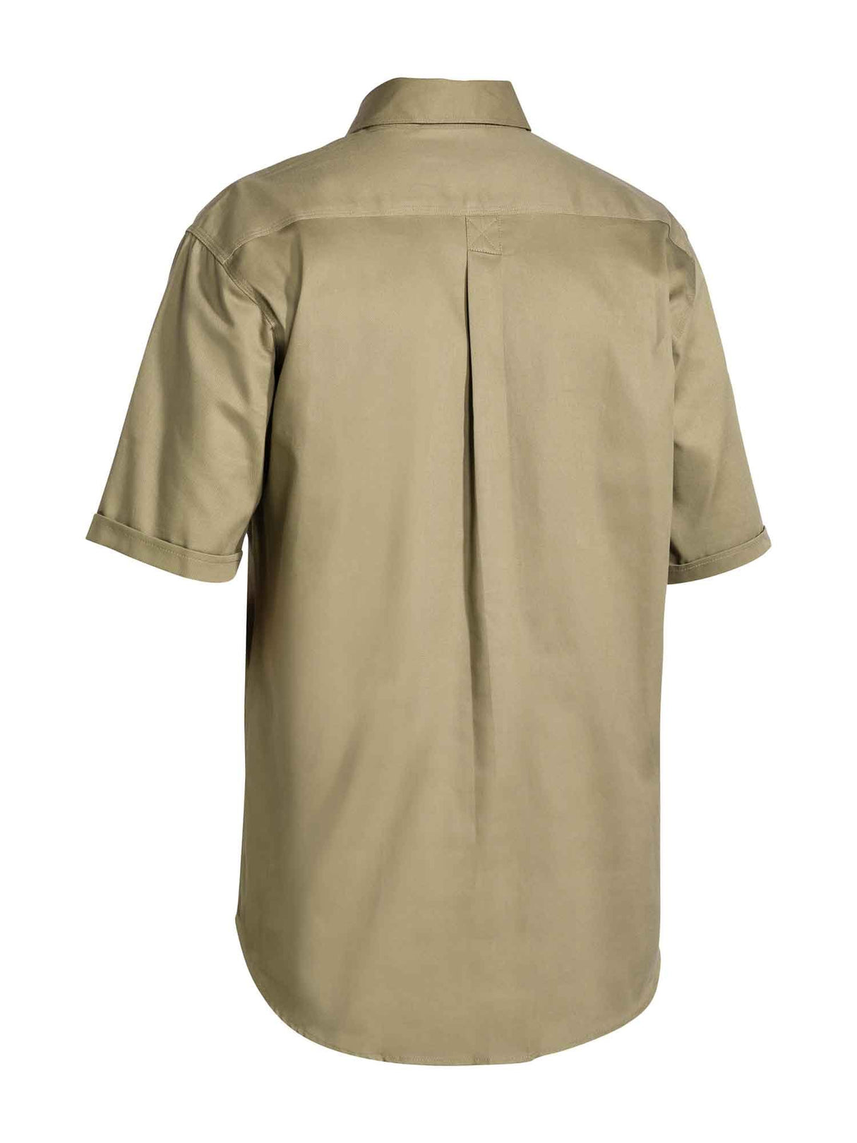 Mens Closed Front Cotton Drill Shirt