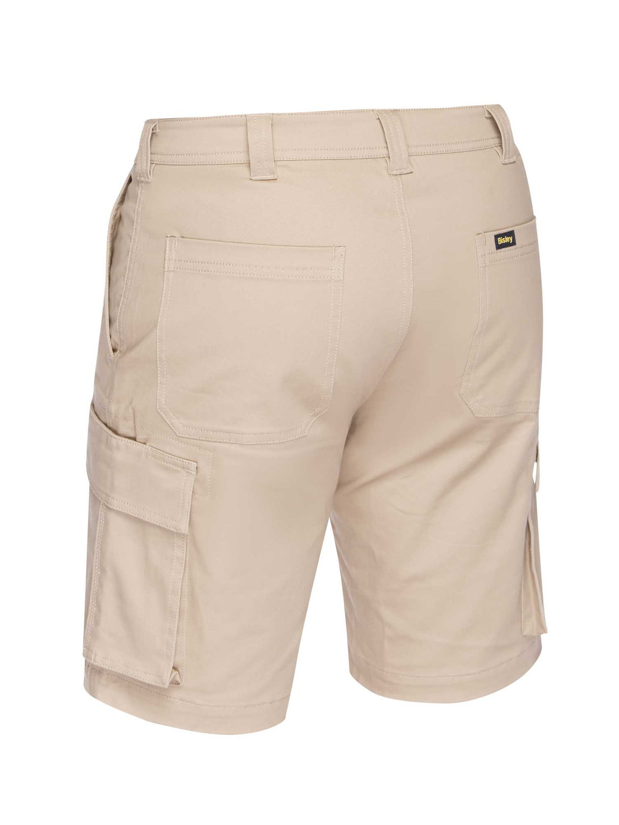 Mens Stretch Cotton Drill Cargo Shorts