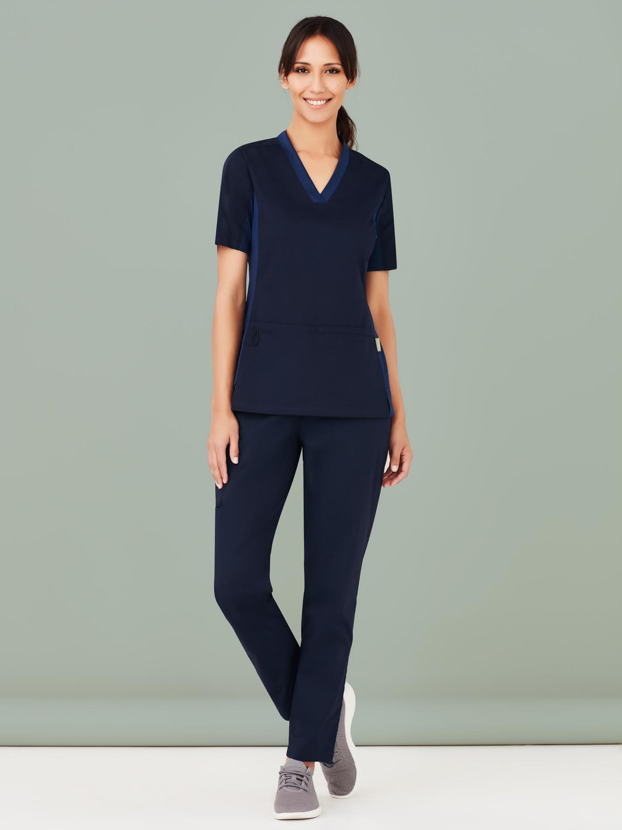 Riley Womens Straight Leg Scrub Pants