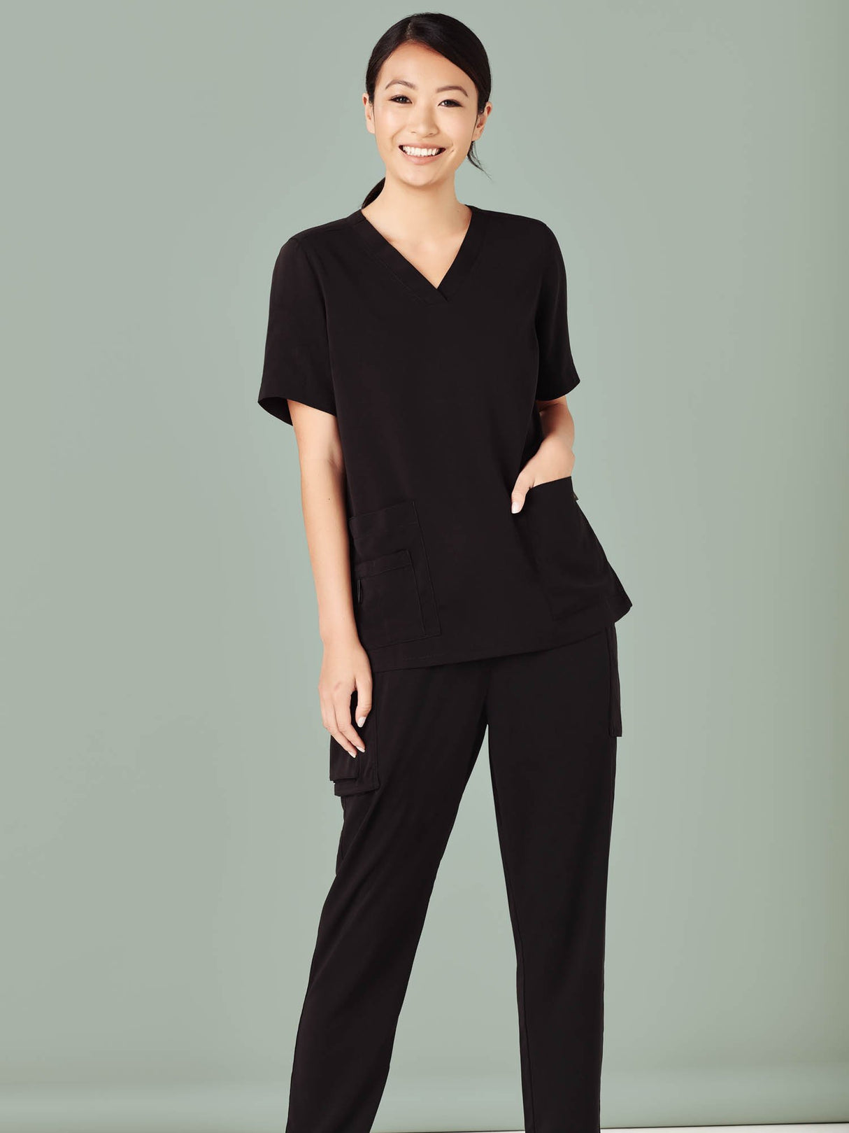 Avery Womens Easy Fit V-Neck Scrub Top