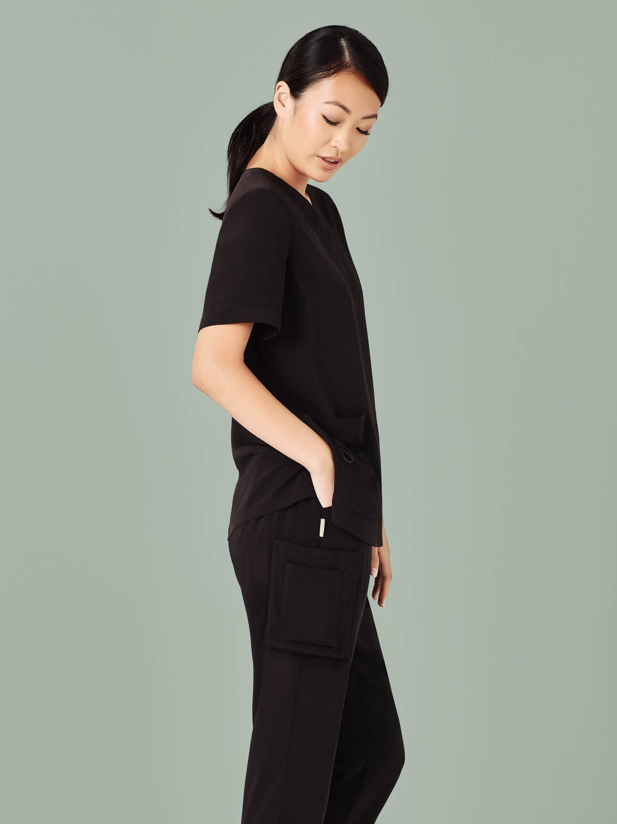 Avery Womens Easy Fit V-Neck Scrub Top