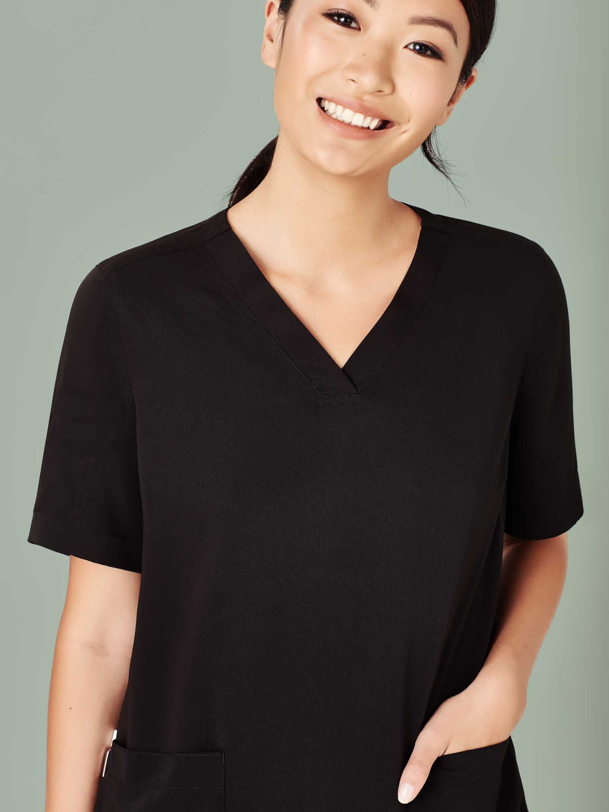 Avery Womens Easy Fit V-Neck Scrub Top