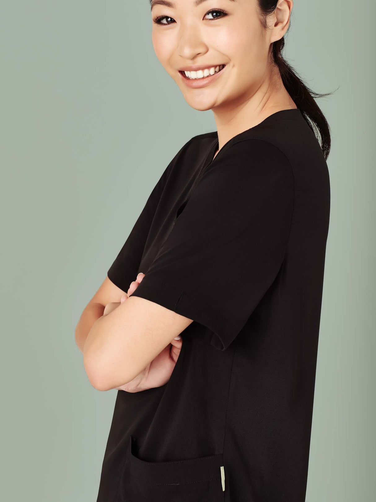 Avery Womens Easy Fit V-Neck Scrub Top